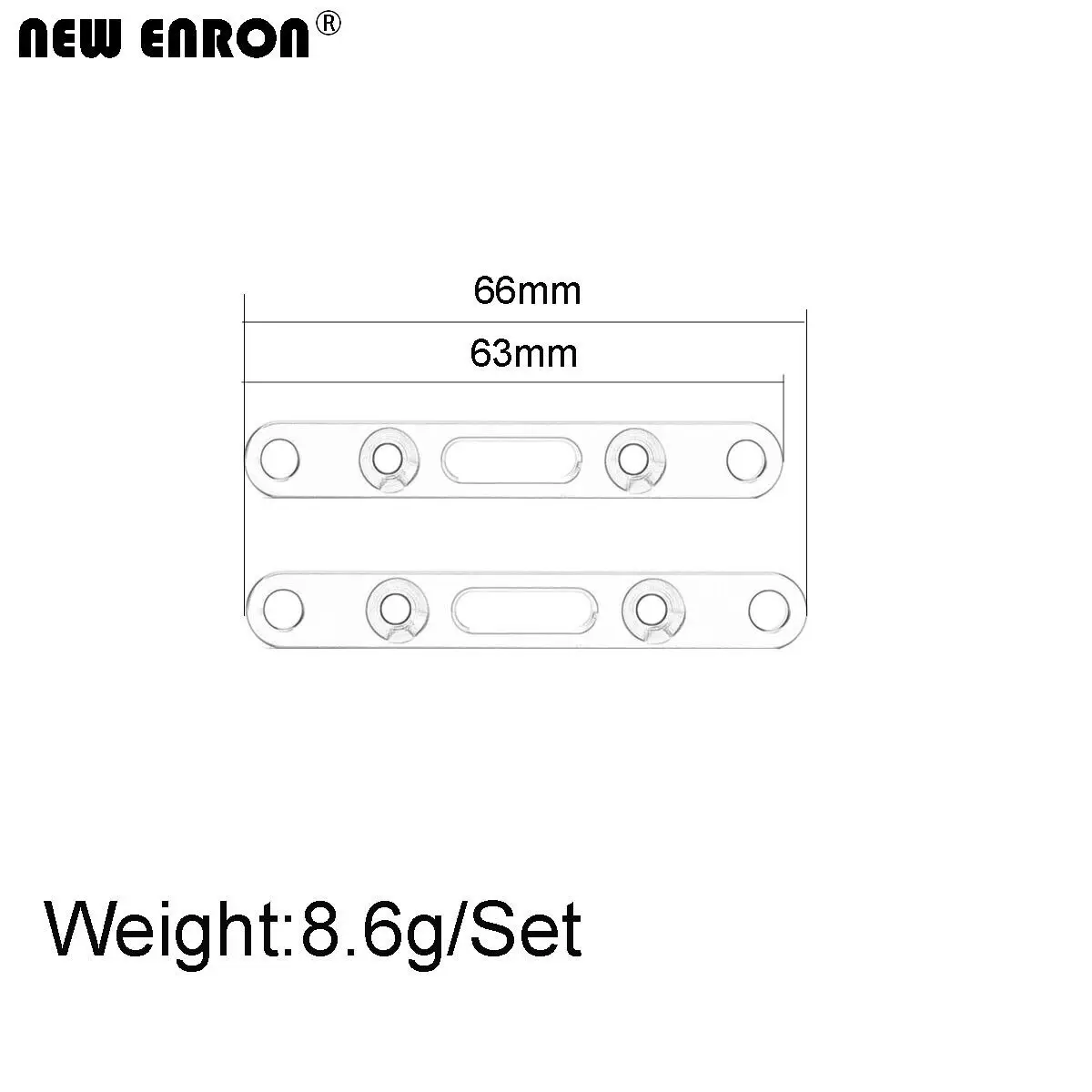NEW ENRON Aluminium FRONT REAR Suspension mount ARA320589 ARA320590 For RC 1/10 1/8 ARRMA 3S 4S MOJAVE BIG ROCK SENTON KRATON