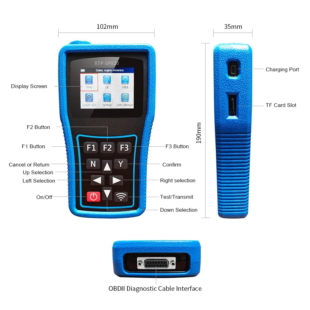 Programming Tools 315MHZ 433MHZ auto Sensor Programming Scanner Tire Pressure Monitoring System Sensors