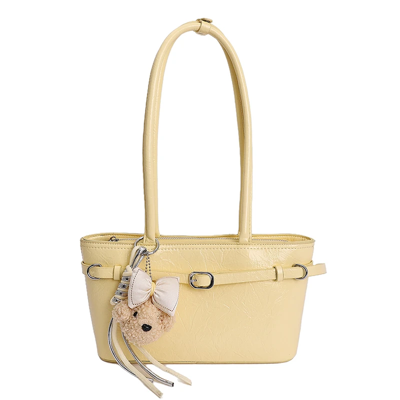 

Luxury Crossbody Diaper Bag For Women: Minimalist Leather Shoulder Bag, Elegant Designer Tote With Vintage Style, Large Capacity
