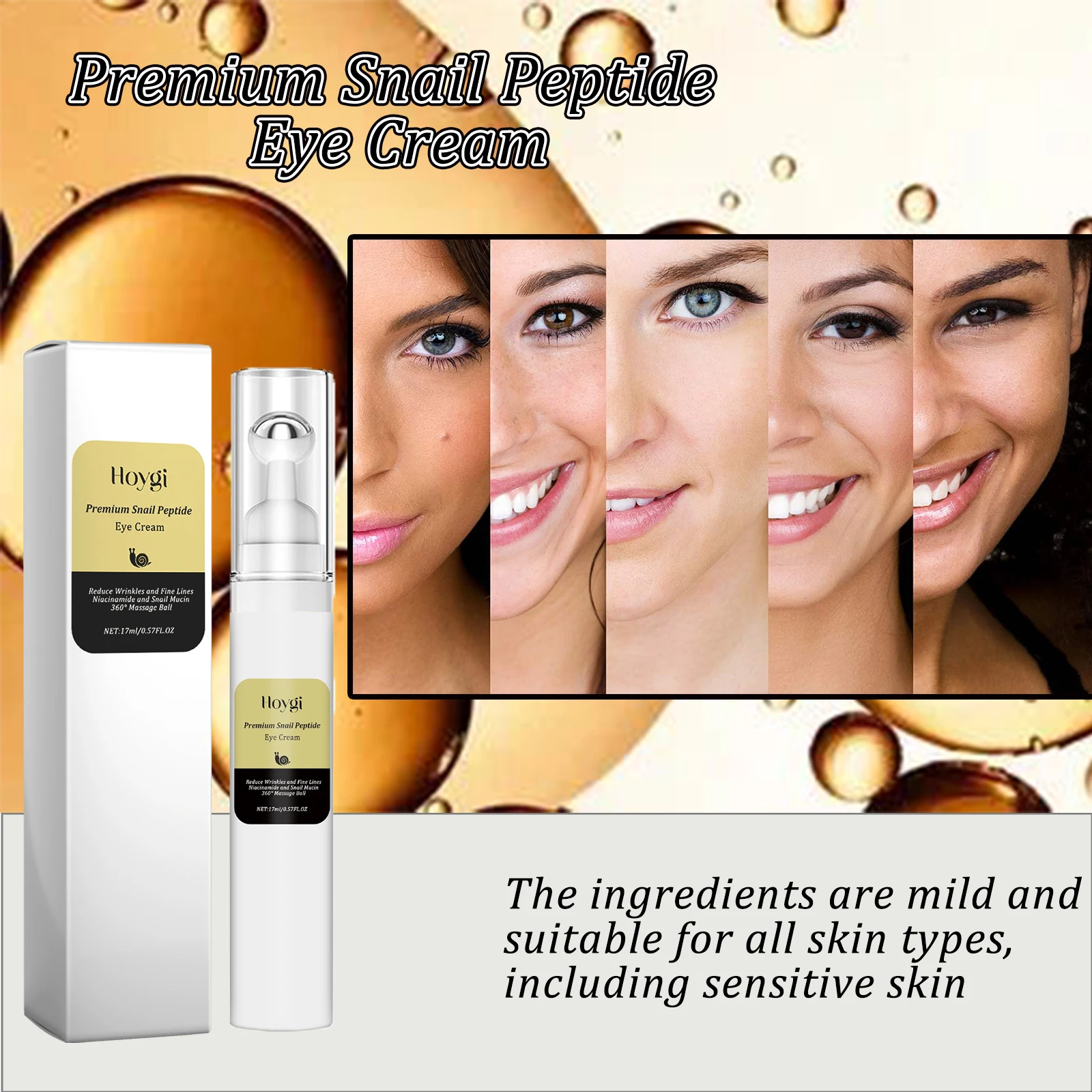 Crème pour les yeux au Peptide - Snail Cream Gel avis et prix