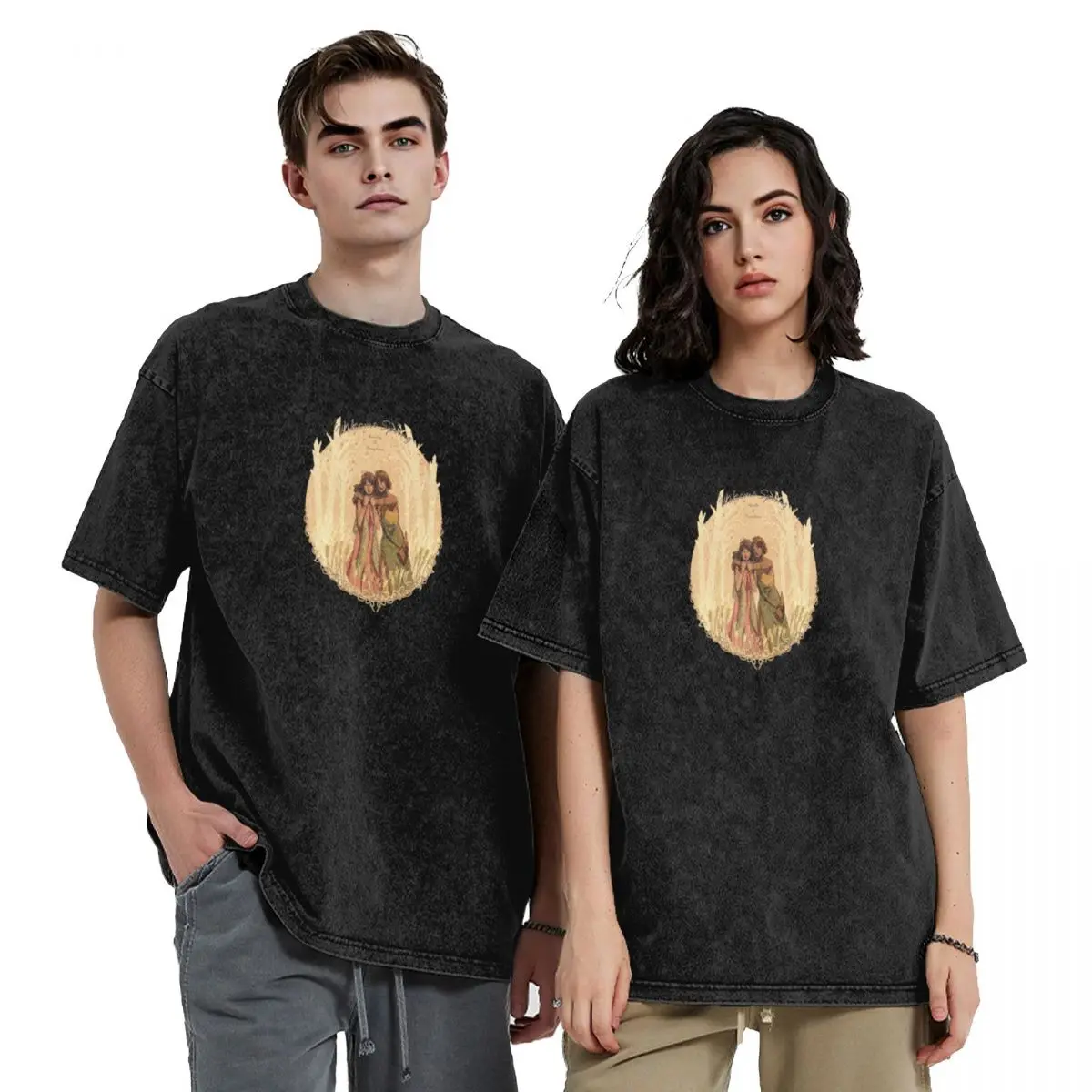 

Demeter and Persephone T-Shirt gifts for boyfriend street wear blue lock summer 2025 men t shirt