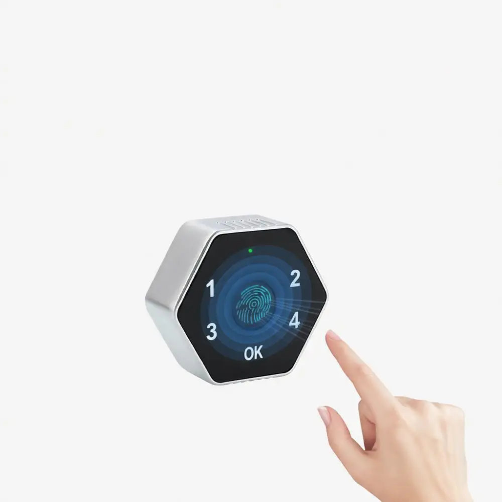 Smart Biometric Drawer Lock For Dubei Electronic Fingerprint Cabinet Security Keyless Hardware Office File Storage Latch