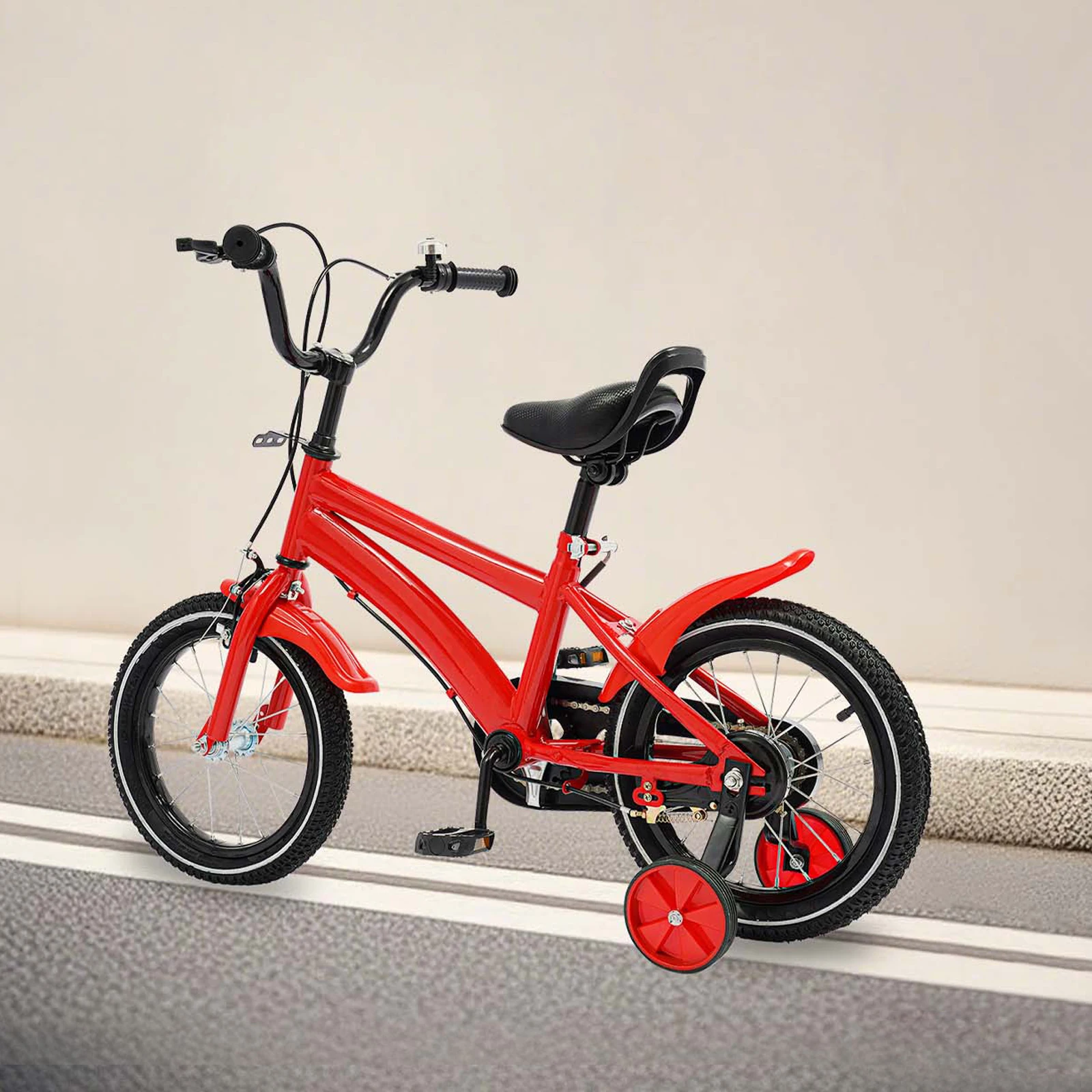 

14-дюймовый детский велосипед, детский обучающий велосипед, регулируемый детский велосипед, подарок на велосипед для детей 100-115 см/39,37-45,28 дюйма