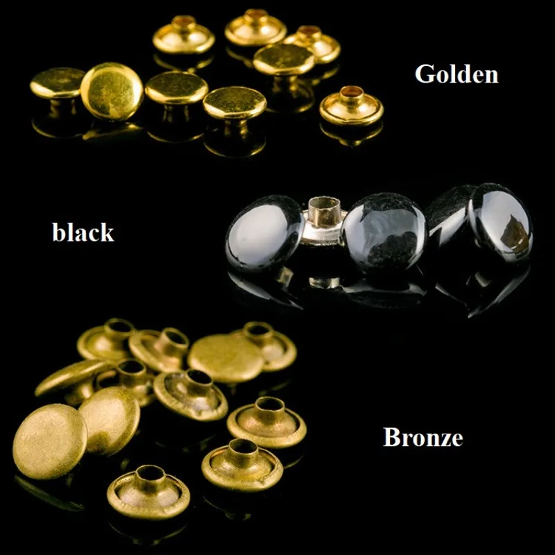 Garment Rivets 3~15mm Metal Single Cap Rivet Leather Belt Bag Craft Punk for DIY Garments Hat Shoes Pet Collar Decoration