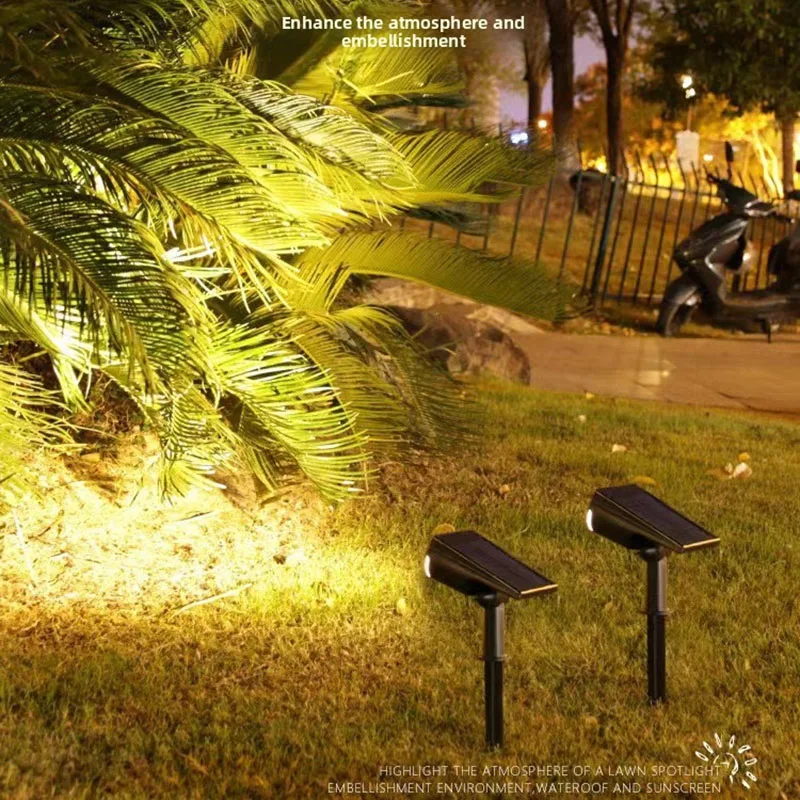 7LED Solar Power Light Solar Garden Light outdoor IP65 Waterproof Landscape Solar Lamp Super Bright 1/2/4PCS Solar Spotlight
