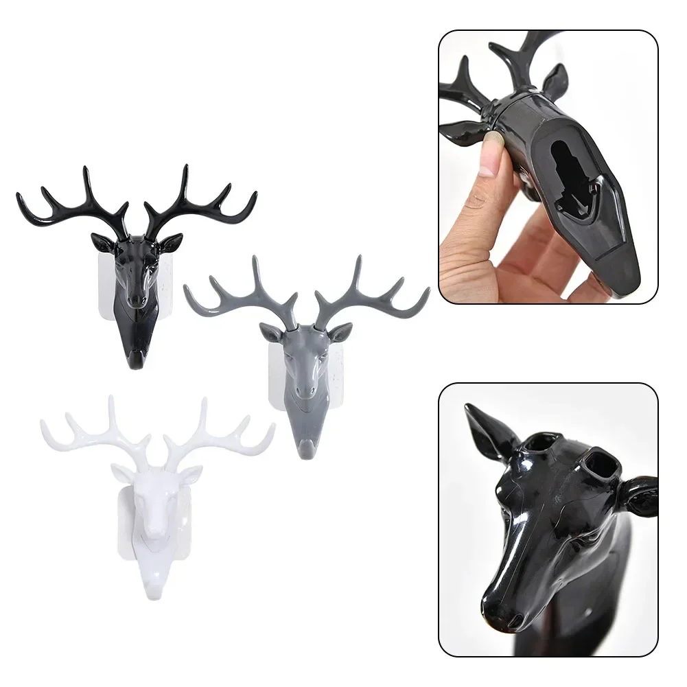 Wall Mounted Hooks Europe Animal Head Rack Coat Cap Hat Wall Hanger Creative Giraffe Head Hook Home Living Room Decoration