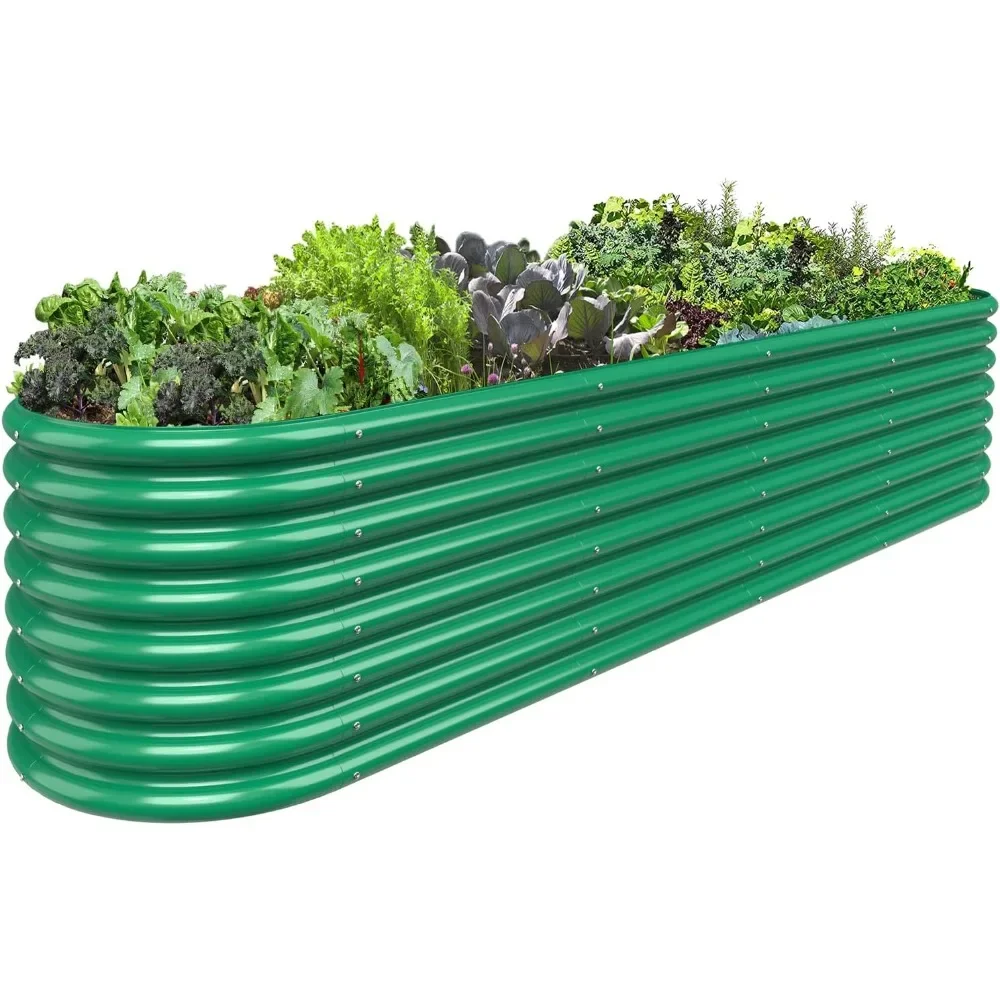 Raised Garden Bed Outdoor 9 in 1 Adjustable Raised Garden Beds for Flower Raised Planter Box Outdoor for Herb and Vegetable