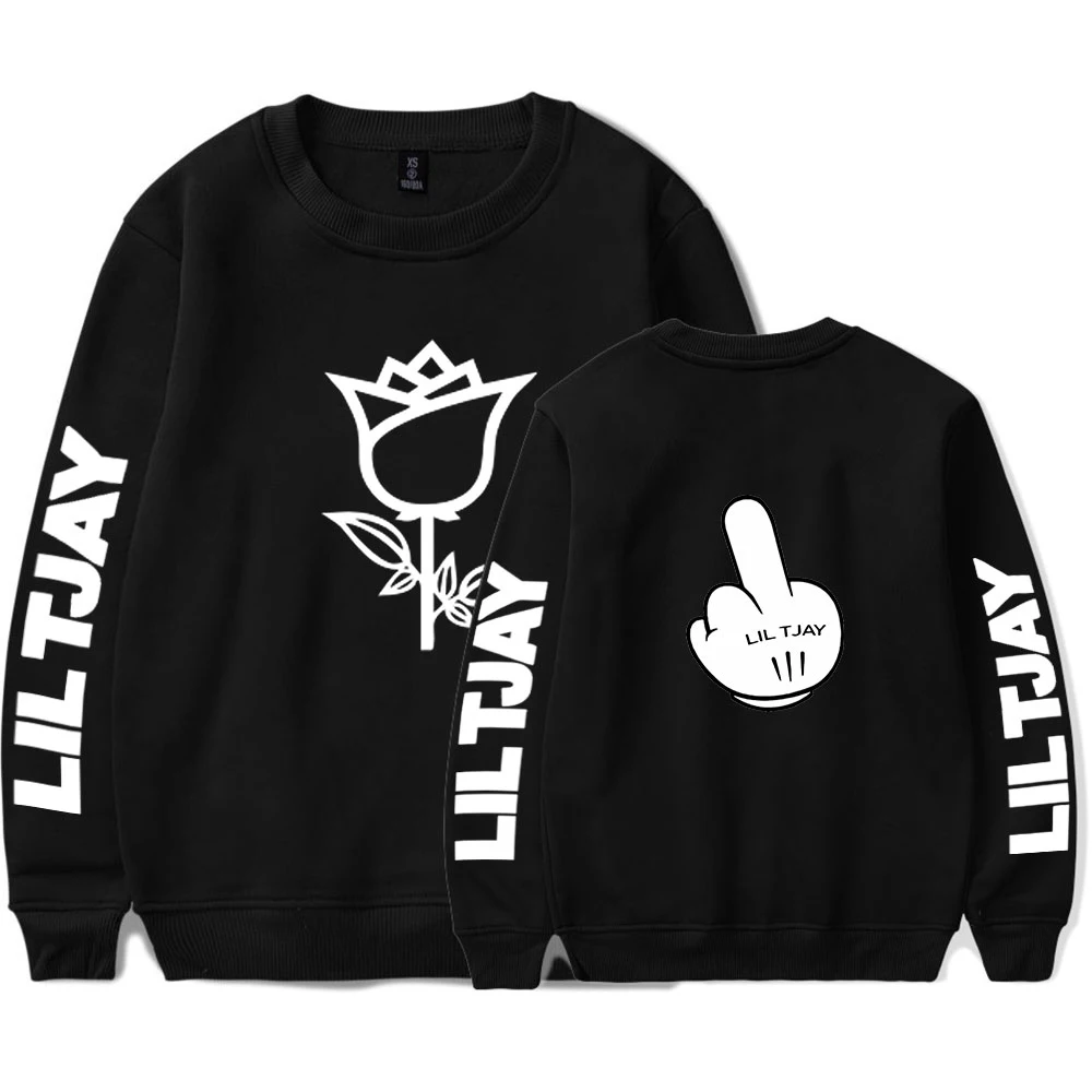 

2024 Rapper Lil Tjay Sweatshirts Men Sweatshirt Cool Print Pullover Lil Tjay Sweatshirts for Men/Women Streetwear