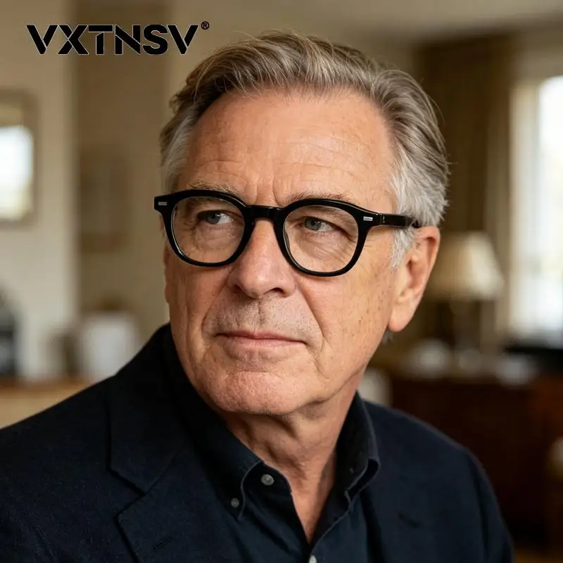 TR90 Round Square Frame Anti Blue Light Reading Glasses Men Women Fashionable Prescription Optical Glasses Positive Diopter