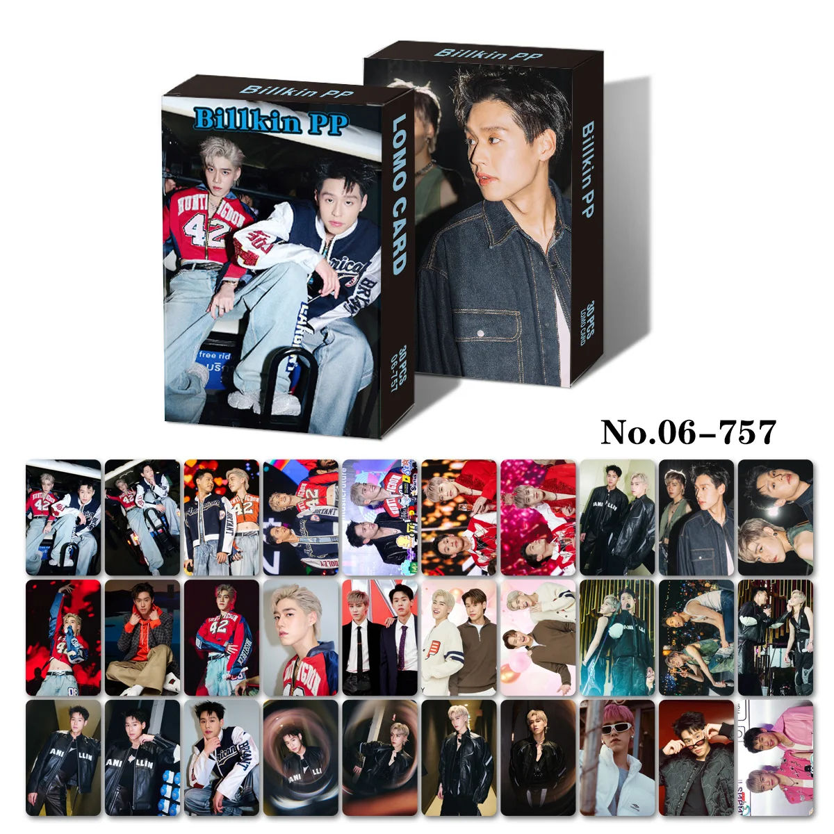 

Billkin PP Boxed Photo Card Taixing Surrounding Festivals, 30 Single Sided LOMO Cards For Student Gifts