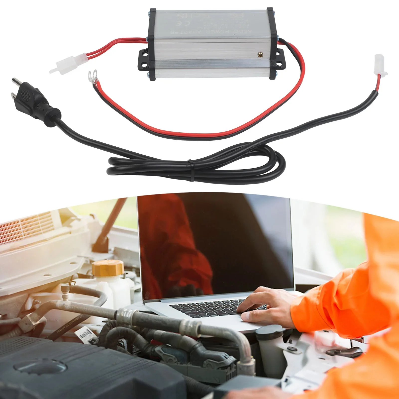 230V to 12V Adapter for Diesel Air Heater For 5KW 8KW Model Designed for Reliable Power Supply in RVs and Garages