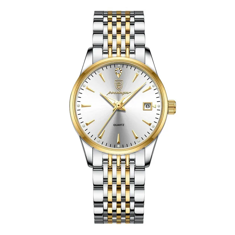 นาฬิกาข้อมือควอทซ์2024หน้าปัดเล็กกันน้ำแฟชั่นสำหรับผู้หญิงนาฬิกาข้อมือควอทซ์นาฬิกาข้อมือผู้หญิงสแตนเลสแบรนด์นาฬิกาเรืองแสง