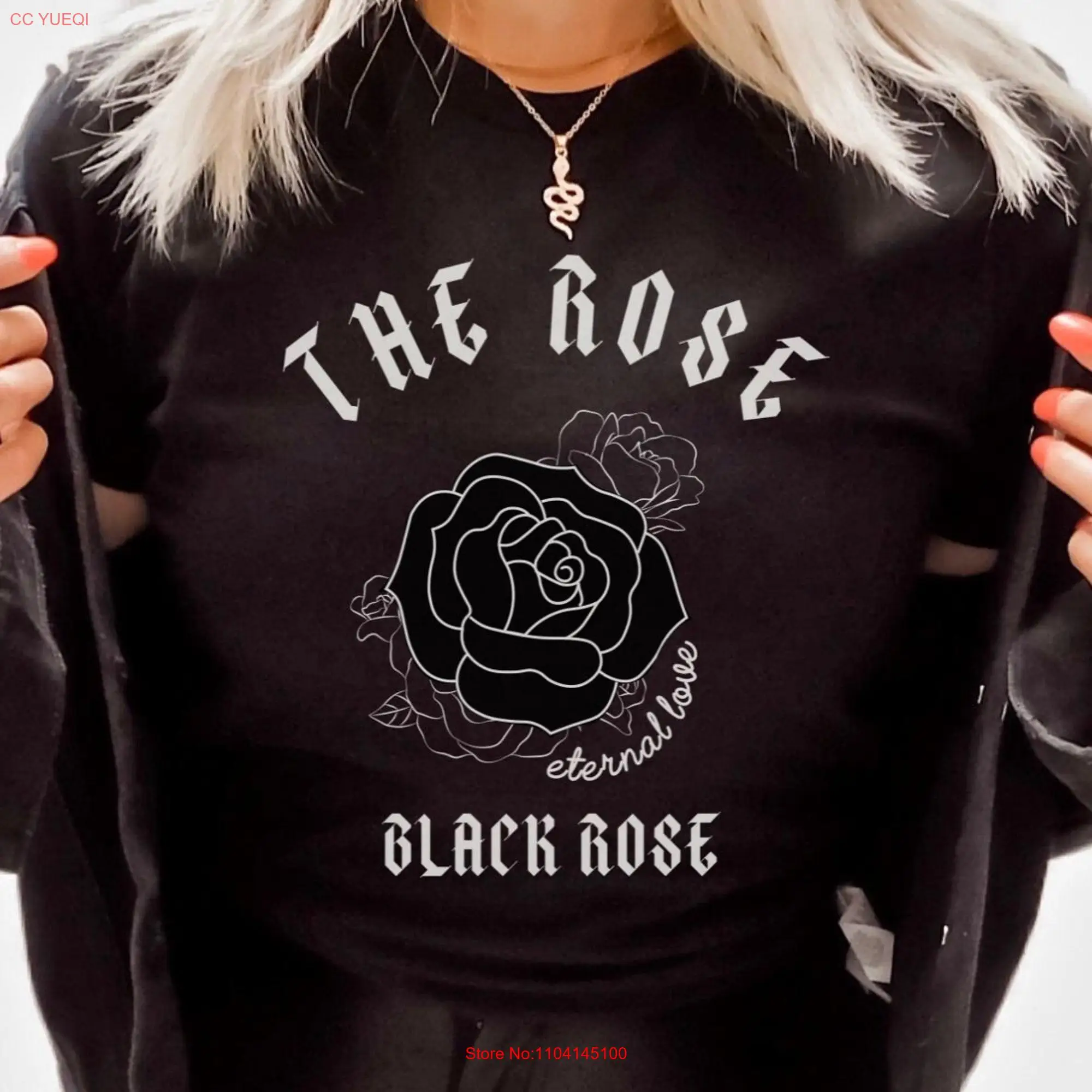 The Rose T Shirt Black Kpop Concert Merch K pop Woosung Dojoon Hajoon Jaehyeong Korean Rock Crewneck