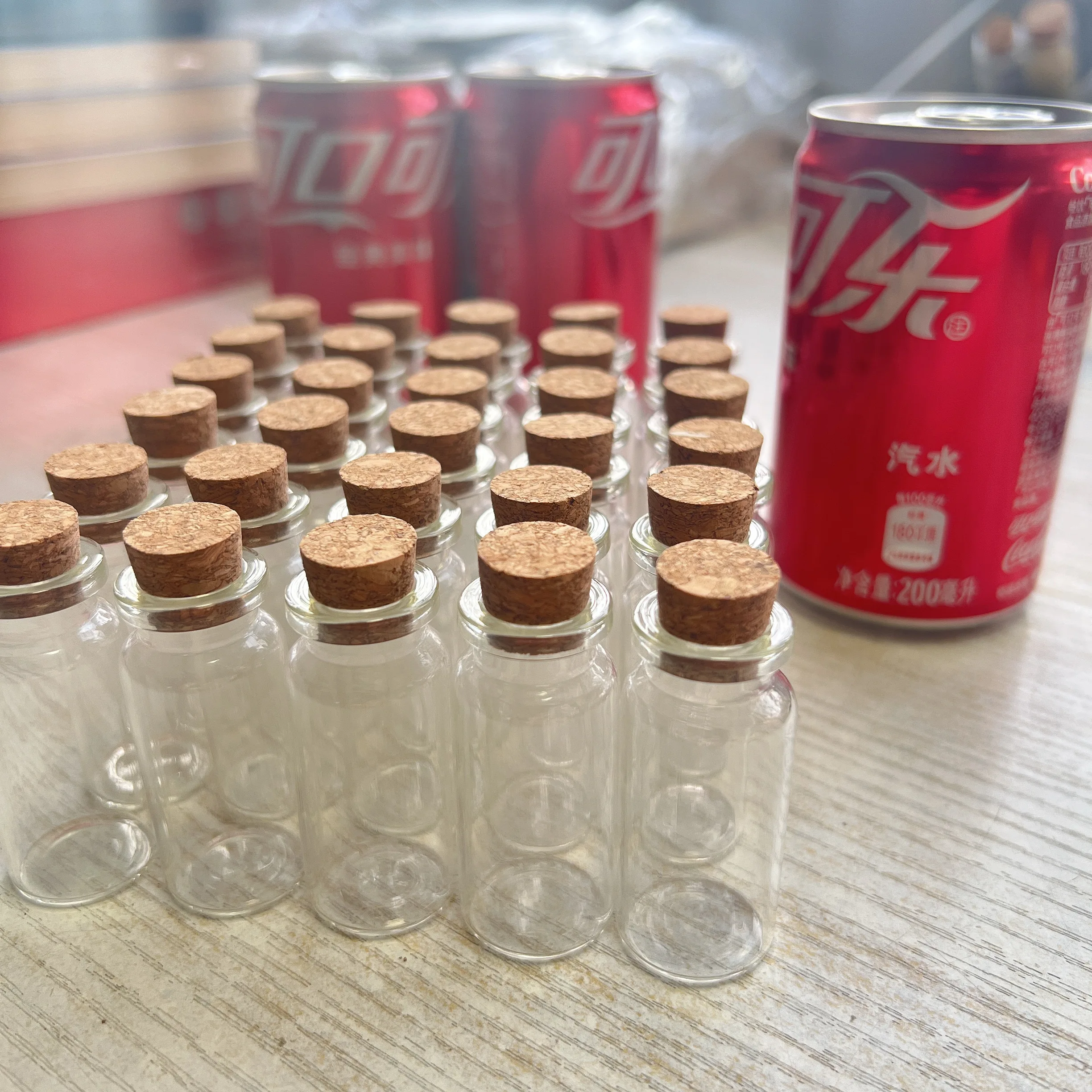 45/70/108 PCS 10ml Cute Decor Glass Bottles 11×22×50mm Mini Test Tube Jars Tiny Containers DIY Wedding Wishing Vials Home Decor