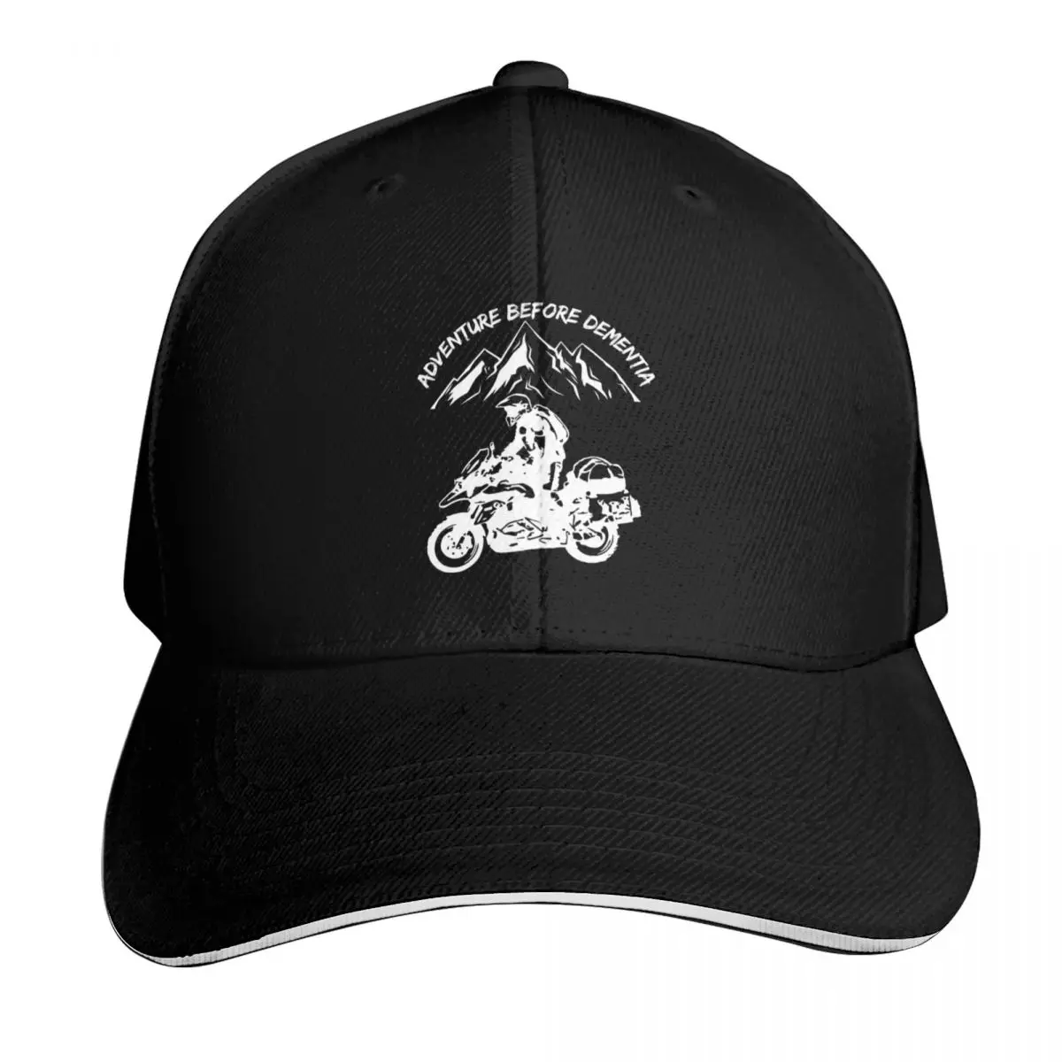 Adventure Before Dementia Funny Mountain Adventure Motorcycle Baseball Cap Men Women Casual Summer Sport Sun Cap
