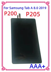 AAA LCD do Samsung Tab 8.0 2019 SM-P200 P200 P205 wyświetlacz LCD ekran dotykowy Digitizer Panel szklany montaż