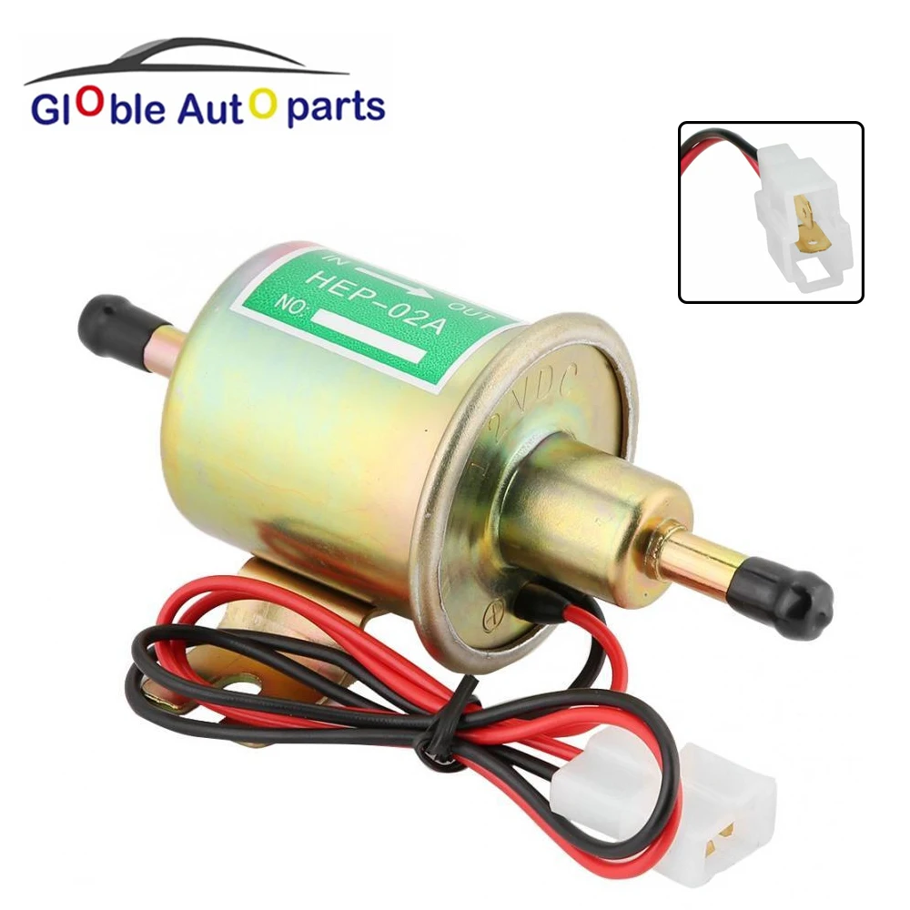 Low Pressure Universal Diesel Petrol Gasoline Electric Fuel Pump HEP-02A 12V 24V For Car Motorcycle ATV Fuel Pump HEP02A HEP 02A