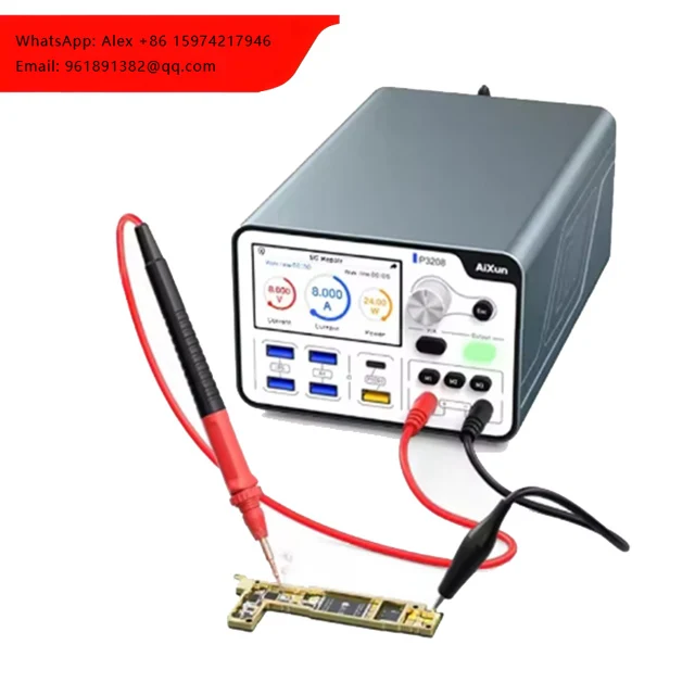 

AiXun P3208 320W Smart Regulated Power Supply 32V/8A One-Button Booting Motherboard Detection Battery Repair Tool For IPhone