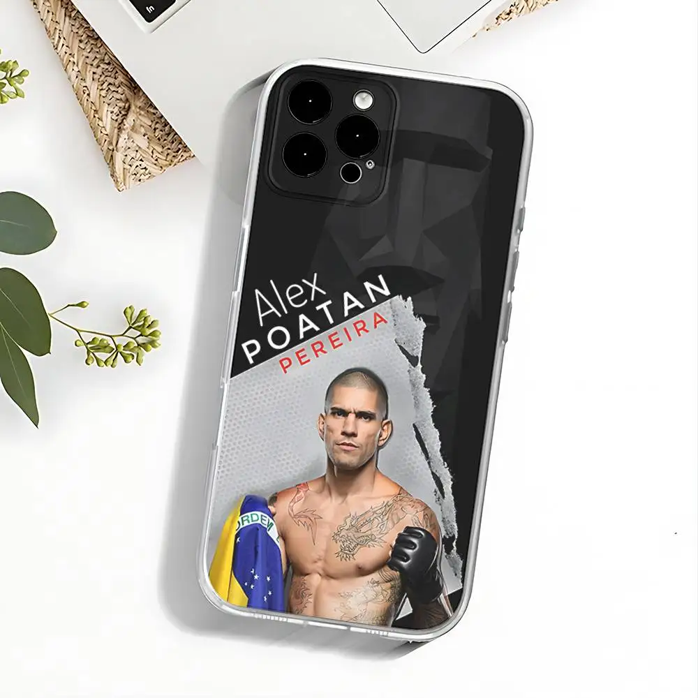 حافظة هاتف Fighting Pereira Alex لهاتف iPhone 17,16,15,14,13,12,11 Pro,Max,Plus,X,XS,XR,SE4,E غطاء ناعم شفاف صغير