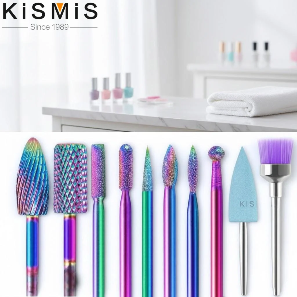 

10Pcs Tungsten Carbide Nail Drill Bits Professional Manicure Pedicure Tools for Home Salon Use