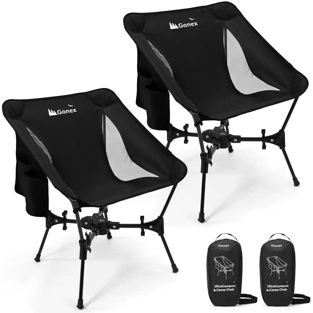 

Portable Camping Chair, The 5Th Gen Ultralight Compact Backpacking Foldable Lightweight Folding Chair For Outdoor Camp Hiking