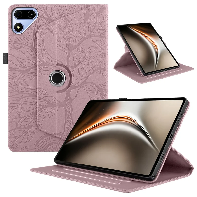 For Tecno MegaPad 2 Case 11 inch Embossed 360 Rotating PU Leather Stand Cover For Tecno MegaPad 2 (T1103)11