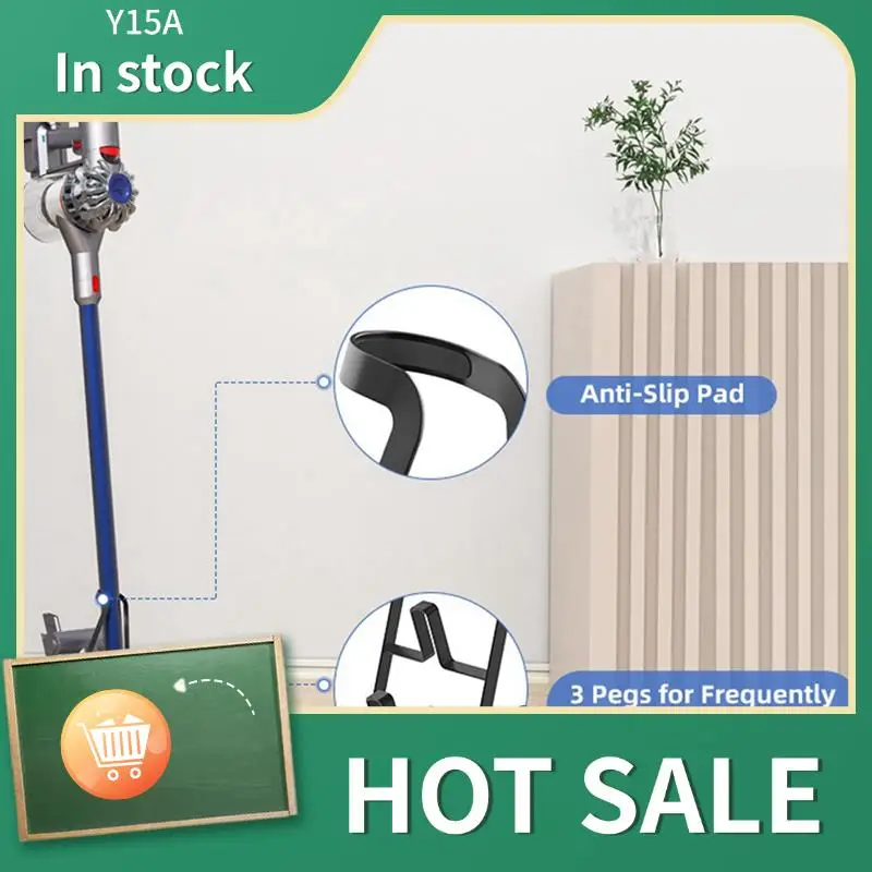 

Y15A 2X Vacuum Stand Stick Vacuum Cleaner, No Drilling, Vacuum Holer For Cordless Vacuum And Attachments