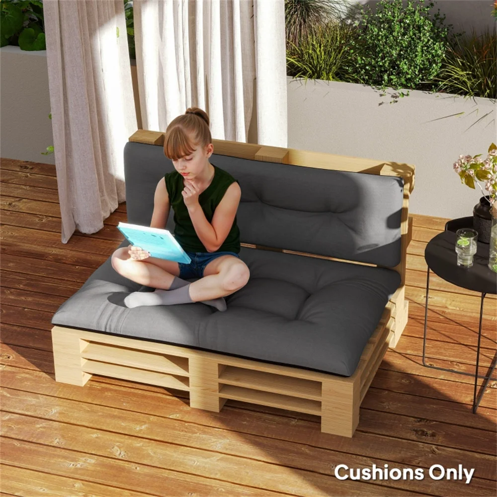 

47.2" Fade/Water-Resistant Cushion Set (2-Piece)