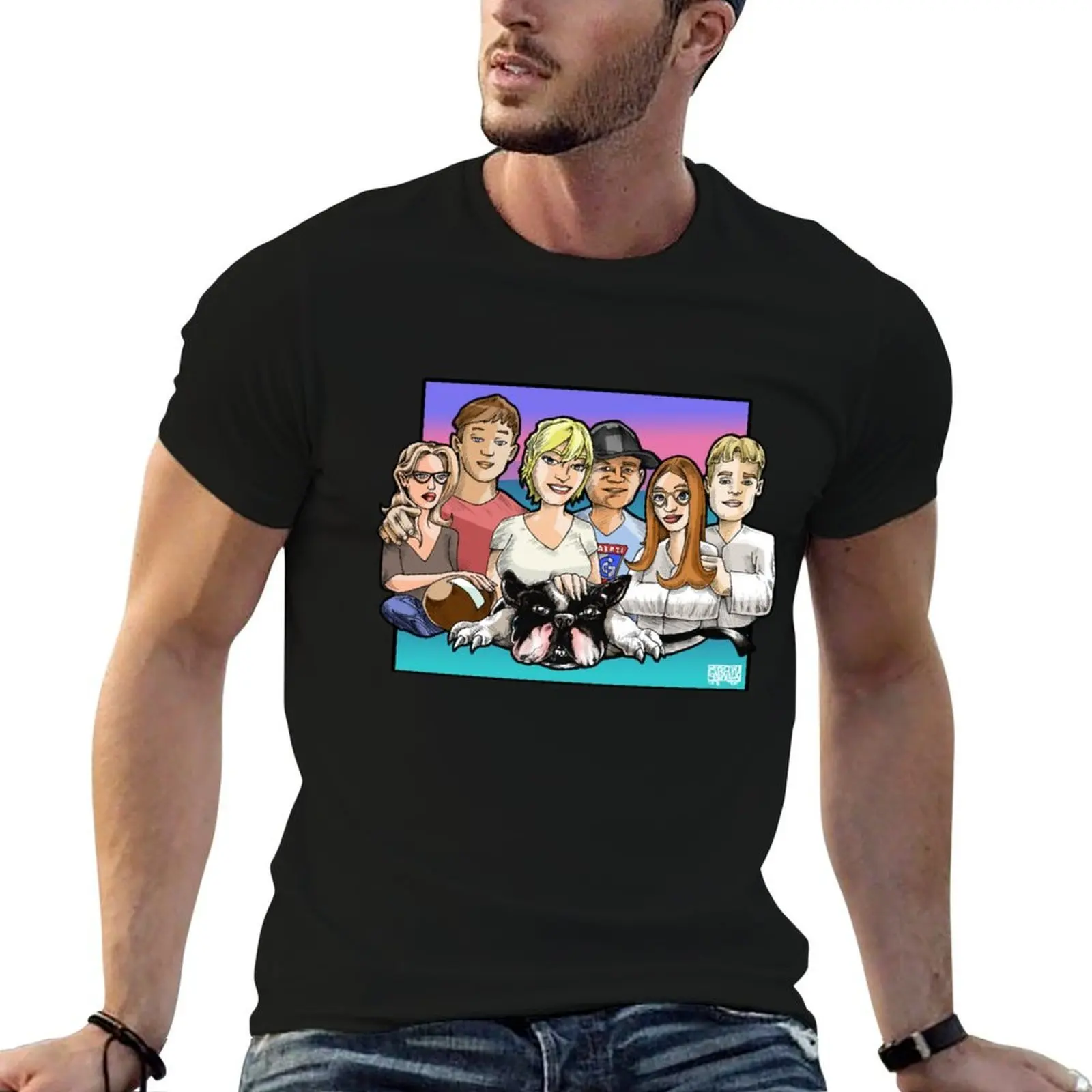 

Family Portrait T-Shirt t shirt man plain t shirts for man cotton funny T-Shirt