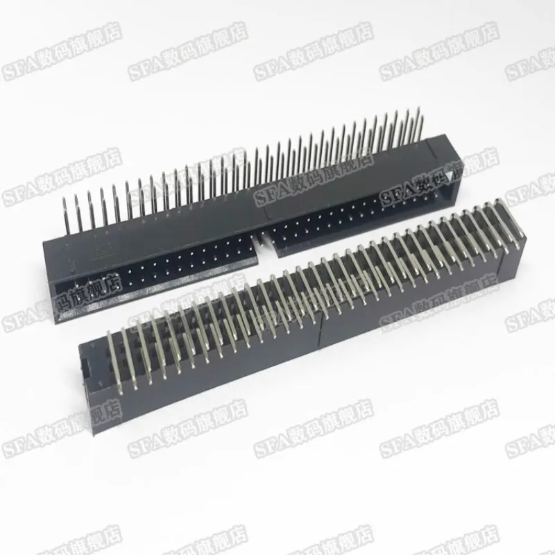 Simple Dc3 Horn Socket Curved Pin 6 10 14 16 20 50 64P Jtag Isp Interface 2.54mm