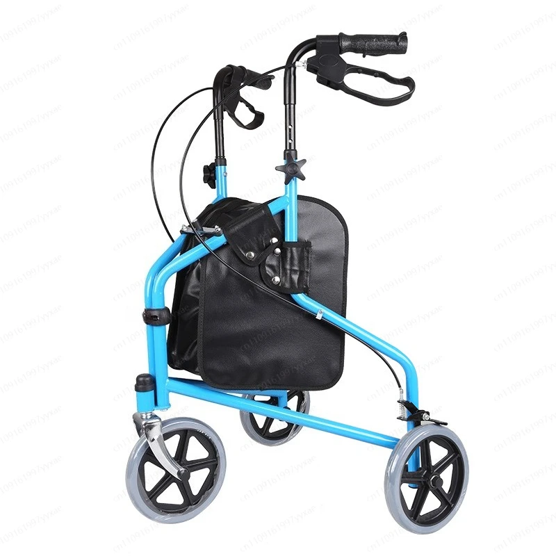 

Aid Trolley Shopping Cart for Elderly Foldable Walking Assistwith Brakes