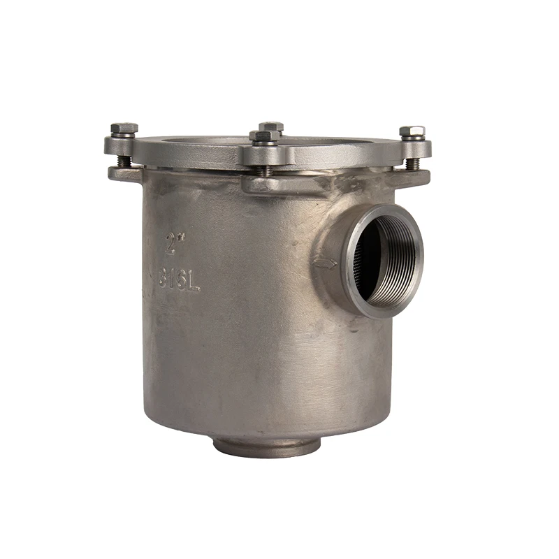 China Made Seawater Strainer Boat Fittings Stainless Steel 316L Marine Sea Water Filter / Strainer