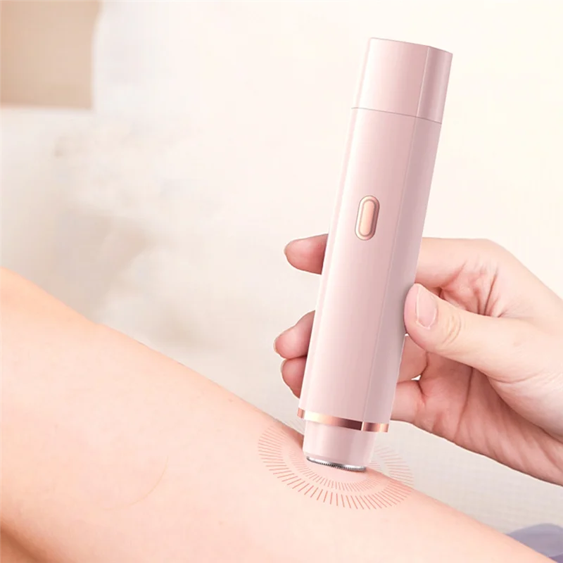 ABRG-Recortador de Bikini para mujer, Afeitadora eléctrica para mujer, recortador de vello púbico 2 en 1, húmedo y seco para piernas y axilas