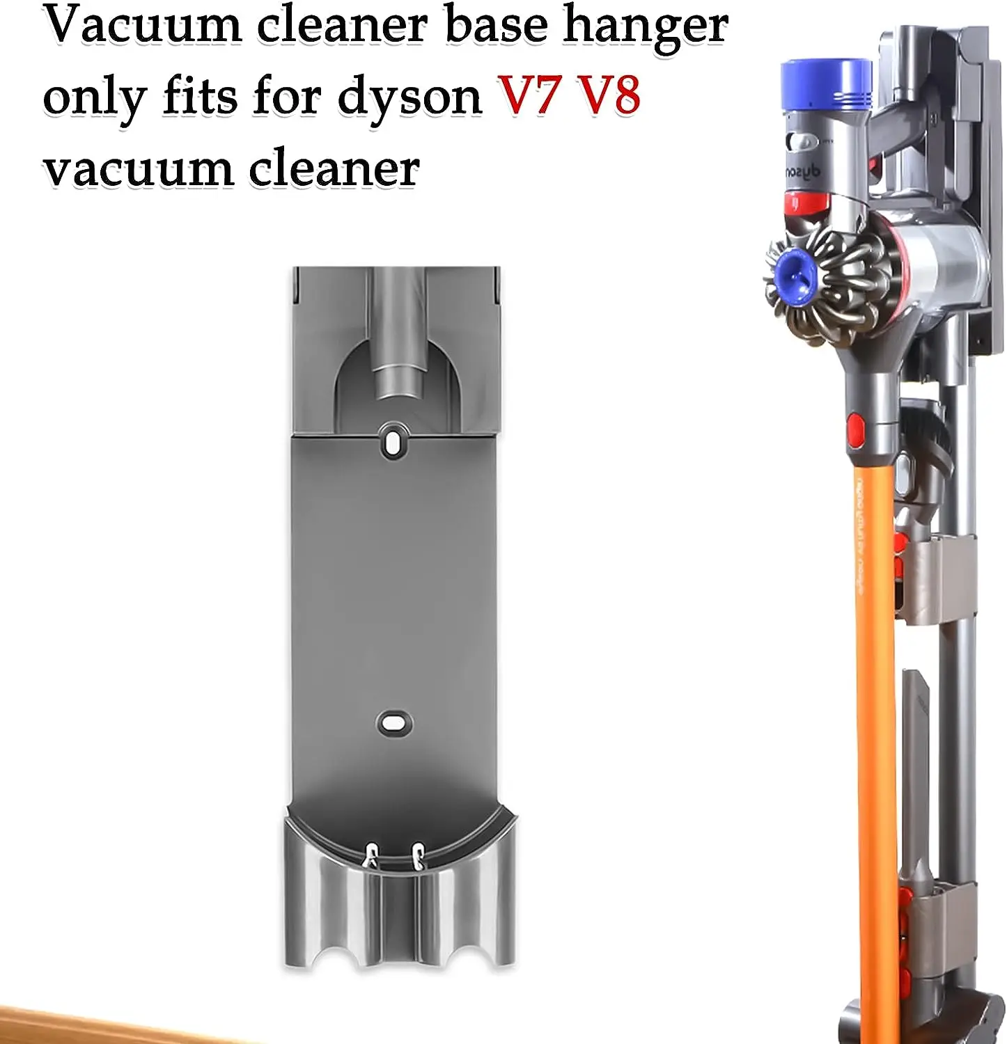 for Dyson V7 V8 Wall Mounted Accessories Vacuum Cleaner Docking Station Compatible Cord-Free Charger Bracket