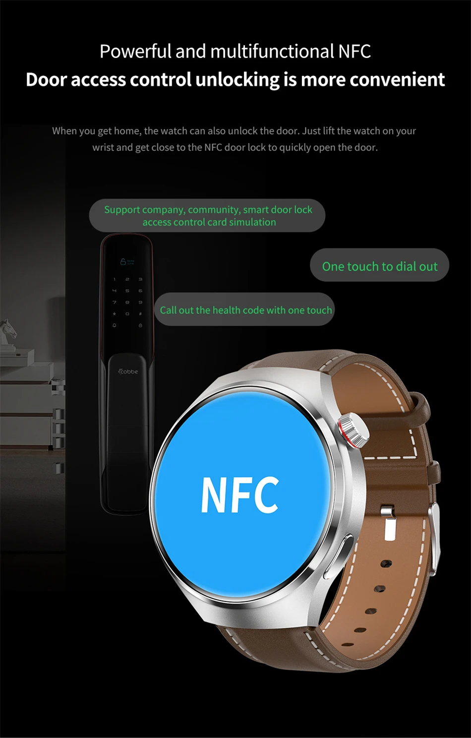 2026 New Watch 4 Pro Man Woman Smart Watch Bluetooth Call GPS NFC Heart Rate 100+ Sports Waterproof Smart Watch For Android iOS Sa533e0d48748459ba275259ef0a27b61E