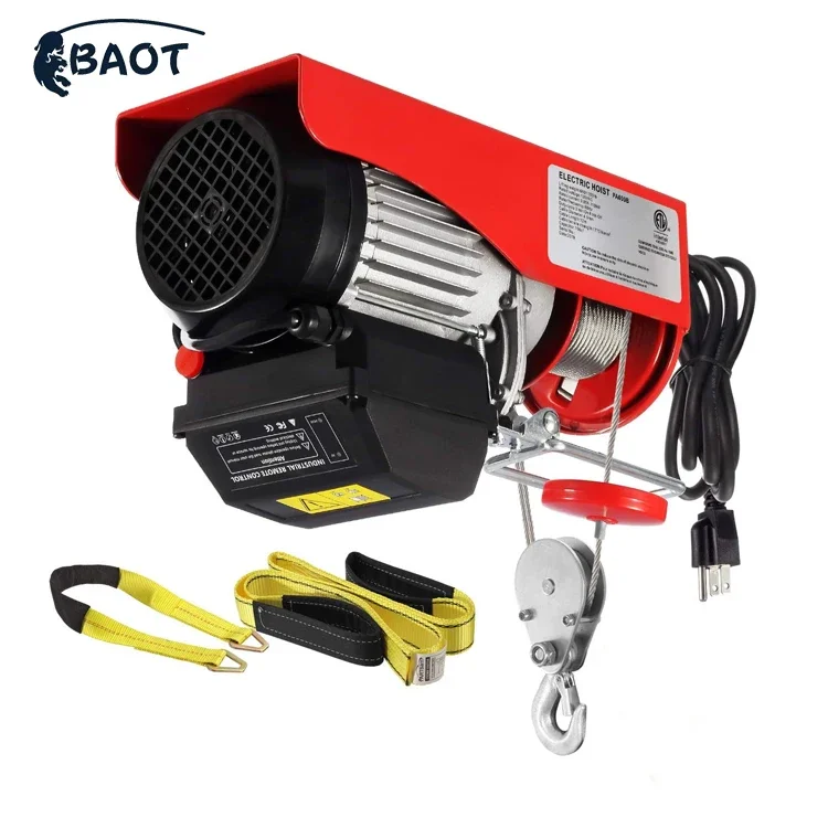 PA1000 heavy duty wire rope electric hoist mini electric hoist lifting tools chain electric hoist