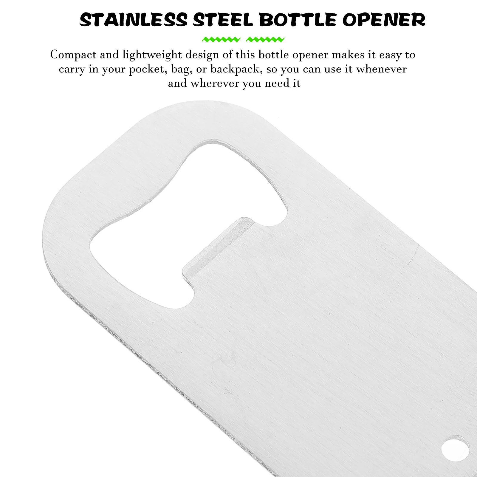 

12Pcs Stainless Steel Beer Bottle Openers Manual Lightweight Metal Beer Opener for Party Beverage Lid Bottle Opener