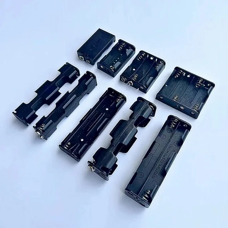 

5PCS 2/3/4/8X Back-to-back Battery Box With Buckle AA Battery Holder AA Long Battery Compartment 5AA Buckle Battery Holder