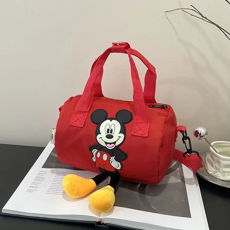 Disney 2025 nouveau sac à bandoulière pour femme Mickey Mouse mignon dessin animé sac de messager décontracté Mini sac Parent-enfant sac à main cadeau d'anniversaire