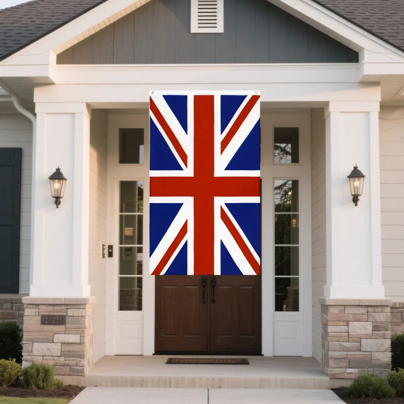 1pc 60x90cm/90x150cm/120x180cm United Kingdom National Flag, Union Jack UK British England Country Polyester Flag (Only Flag)