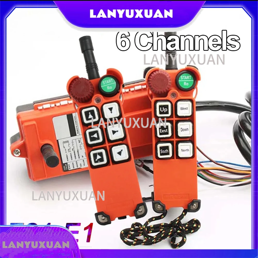 220V 380V 24V 12V Industrial remote controller switches Hoist Crane Control Lift Crane 1 transmitter+1 receiver F21-E1 Arrow