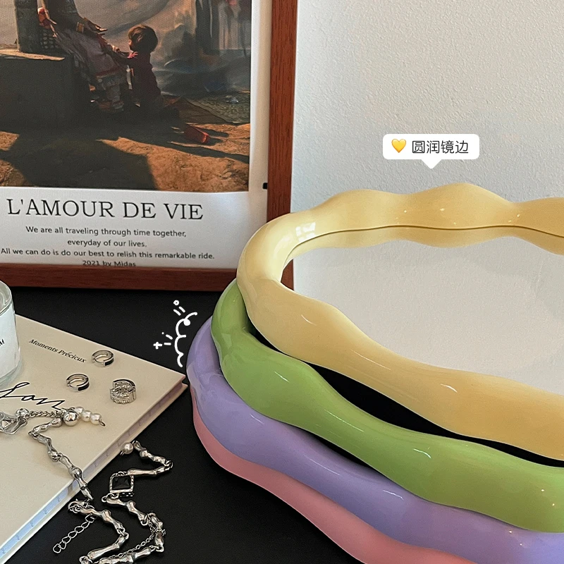 كريم نمط مرآة لوضع مساحيق التجميل سلسلة غير النظامية الديكور سحابة مرآة لوضع مساحيق التجميل سطح المكتب سطح المكتب مرآة ماكياج المنزل #2