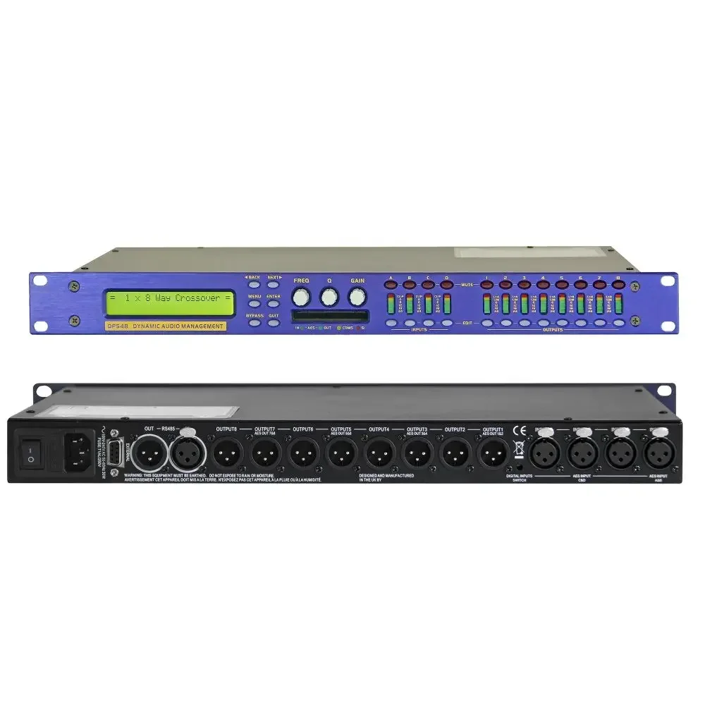 2026/High Quality Processor Audio XTA DP548 4 in 8 out Digital Professional Crossover TOP Audio Speaker Processor
