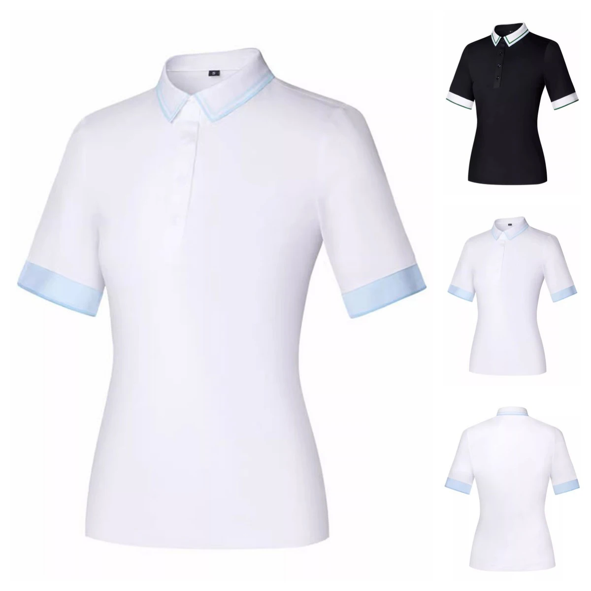 New Golf Women's Short sleeve wear Quick drying Breathable Slimming Versatile  Sports Leisure Women's GOLF Shirt