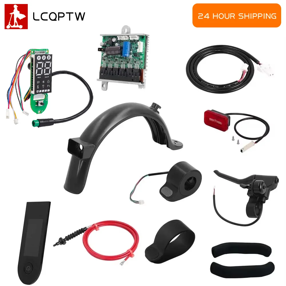 Pièces de Scooter pour Xiaomi Mi3 Lite, levier de frein de garde-boue avant et arrière, feu arrière, couvercle de cadran de doigt d'accélérateur, couvercle de tableau de bord