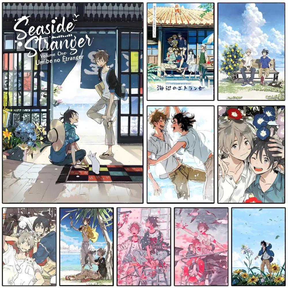 Gentle Romantic Anime T-The Stranger By The Shore Poster Wall Art Print Decorative Mural Home Decor Gift Unframed