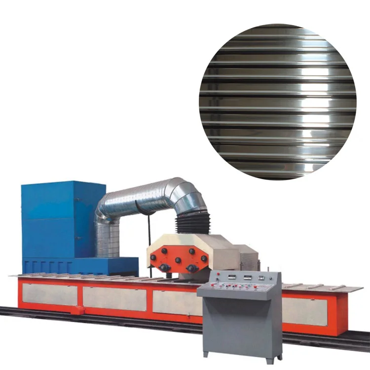 Automatic aluminum extrusion profile polishing machine for metal profile