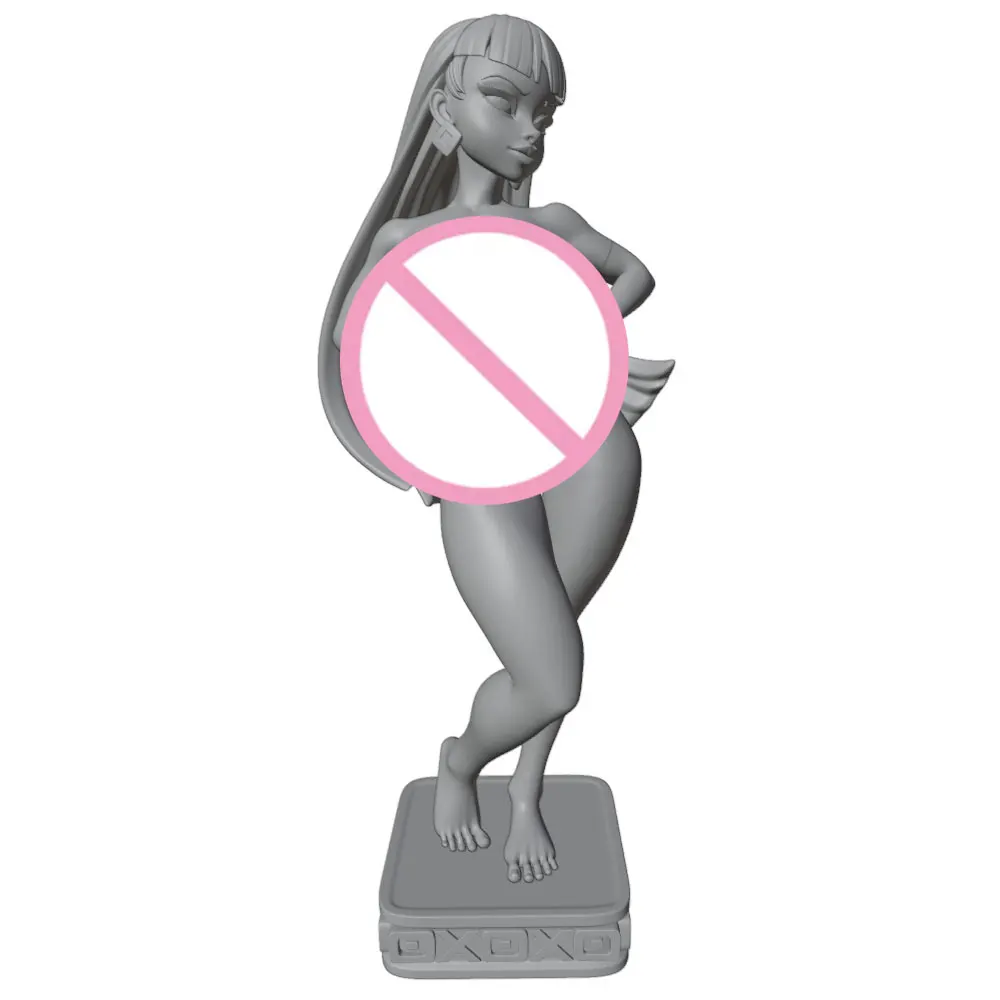 Miniatura figura anime NSFW para gato y perro, GK 3D gris - imagen 4
