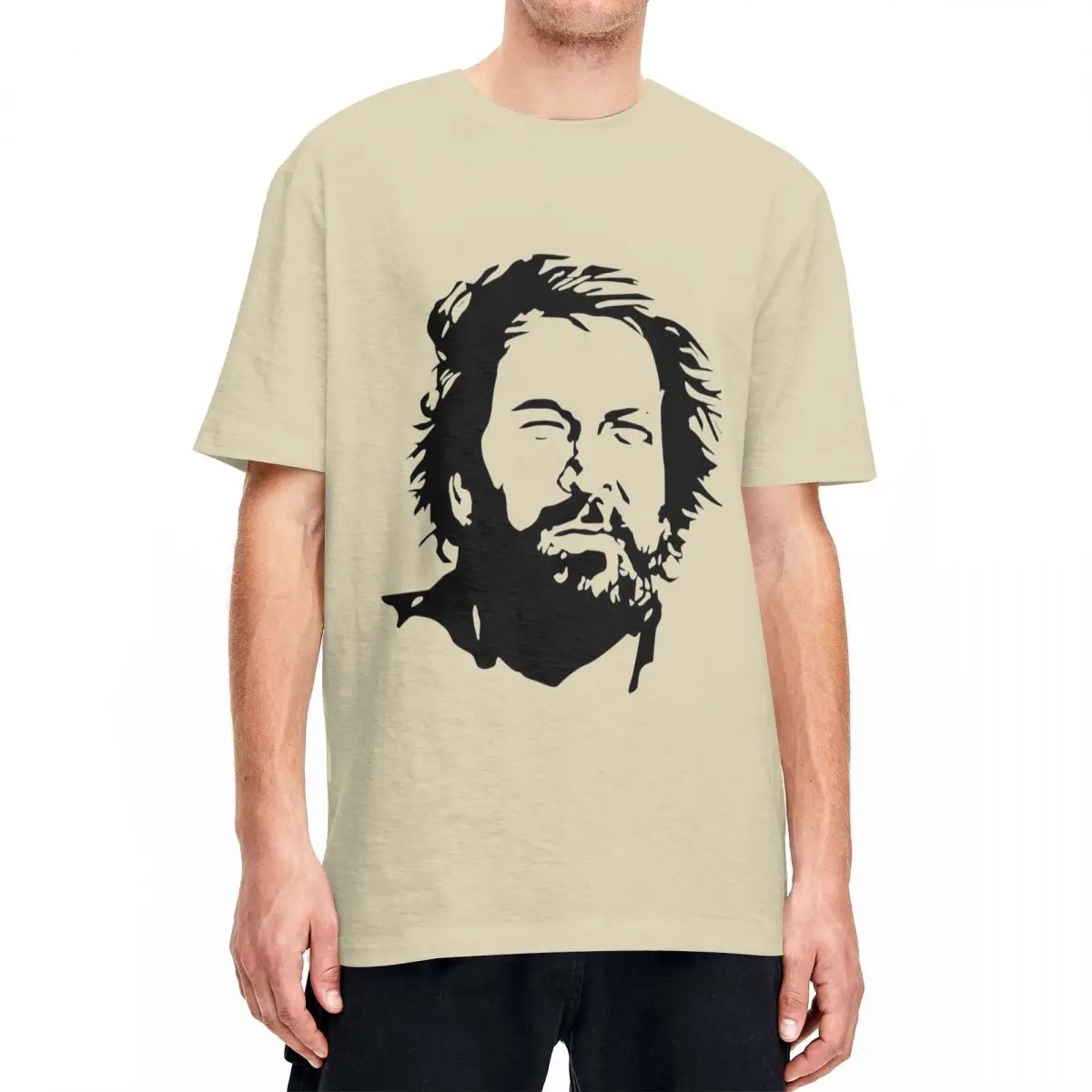 Men Women\'s Actor Bud Spencer T Shirt Old School Cotton Tops Amazing Short Sleeve O Neck Tee Shirt Original T-Shirts