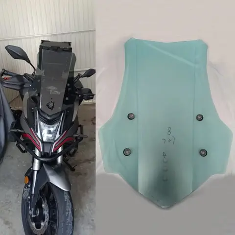 300DS For Loncin Voge Valico 500DS 650DS 300 500 DS Windshield Motorcycle Accessories Increase Raise Front Screen Wind Deflector